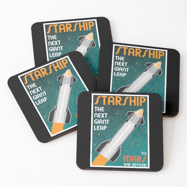Item preview, Starship. The Next Giant Leap (Retro) designed and sold by BGALAXY.