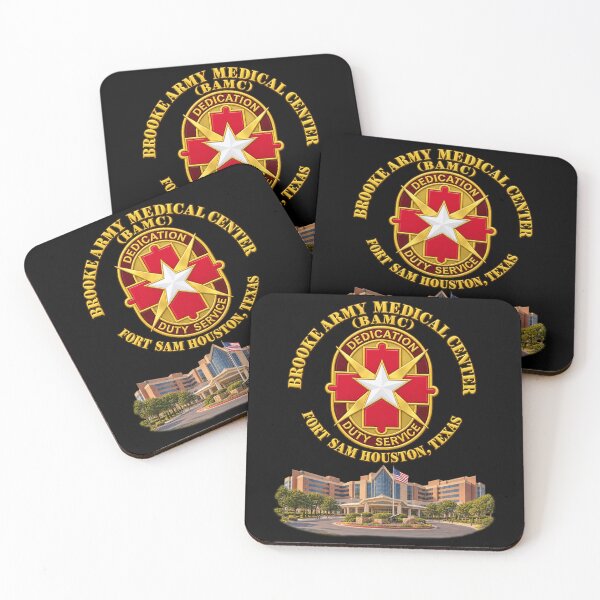 Item preview, Army - Brooke Army Medical Center - DUI - with Hospital Scene - 3D - Transparent designed and sold by Military Insignia Products.