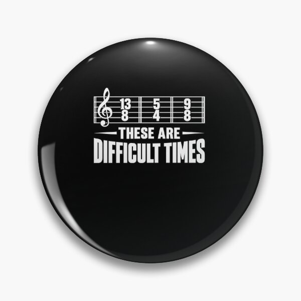 Item preview, Music Pun These Are Difficult Times designed and sold by anapldv.