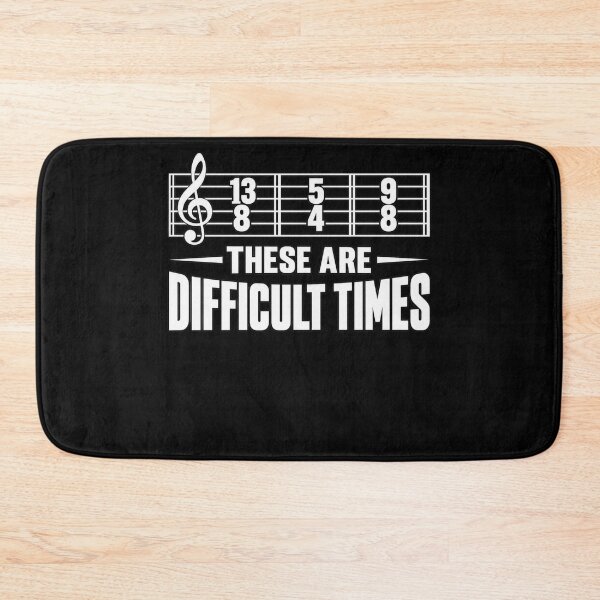 Item preview, Music Pun These Are Difficult Times designed and sold by anapldv.