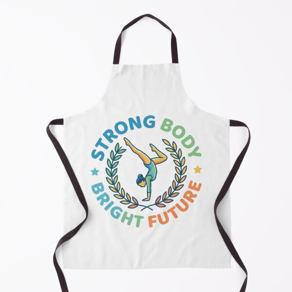 Artikelvorschau, Starker Körper, strahlende Zukunft – T-Shirt für Kunstturnen entworfen und verkauft von FlipGymnastics.