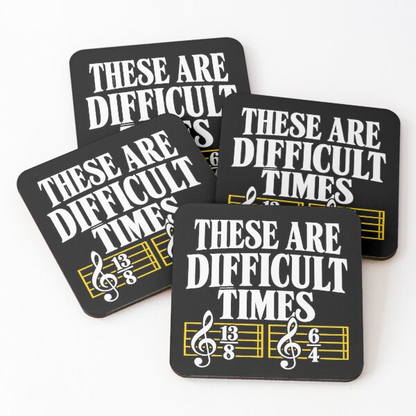 Item preview, Music Theory Humor These Are Difficult Times designed and sold by anapldv.