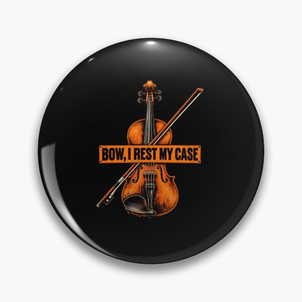 Item preview, Bow, I Rest My Case Violin Pun designed and sold by anapldv.