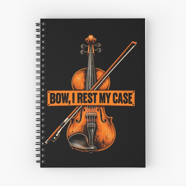 Item preview, Bow, I Rest My Case Violin Pun designed and sold by anapldv.