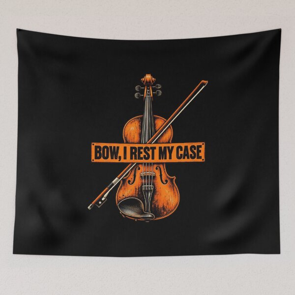 Item preview, Bow, I Rest My Case Violin Pun designed and sold by anapldv.