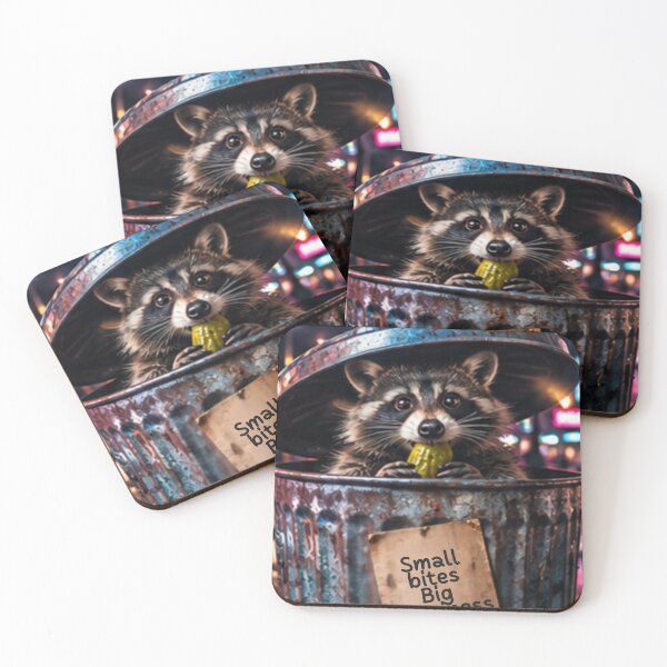 Item preview, Pickle Addict Raccoon – No Shame designed and sold by MalwasBasket.