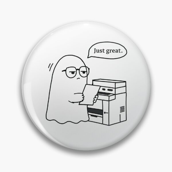 Item preview, Just Great – Office Ghost designed and sold by  Almost Bored Studio.
