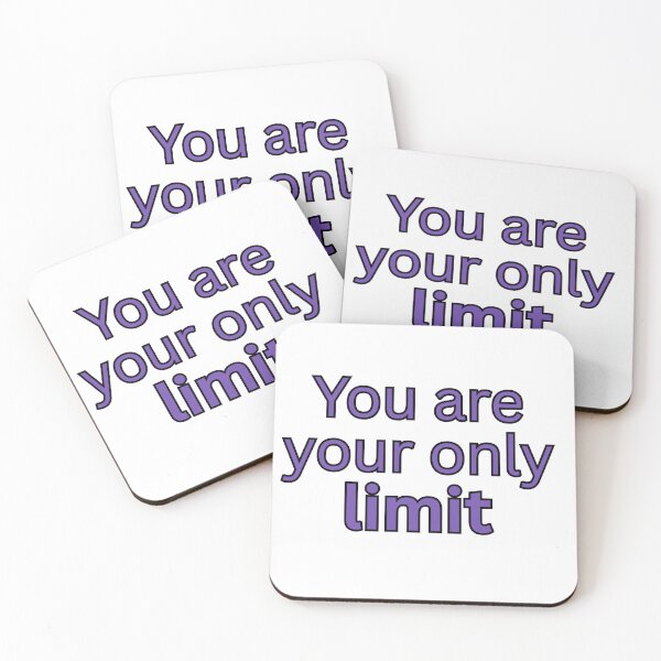 Item preview, You are your only limit-motivational quote designed and sold by Omer's store.