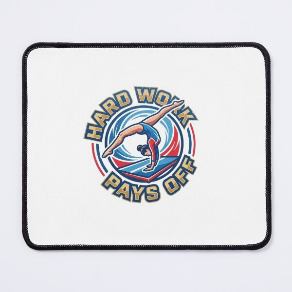 Item preview, Hard Work Pays Off T-Shirt Artistic Gymnastics designed and sold by FlipGymnastics.