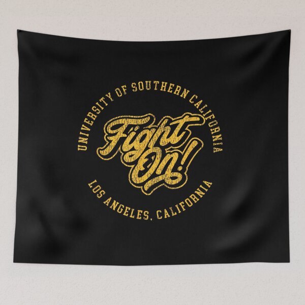 Item preview, Usc Fight On Usc Vintage Script Lettering designed and sold by GiftArtfuuArt.