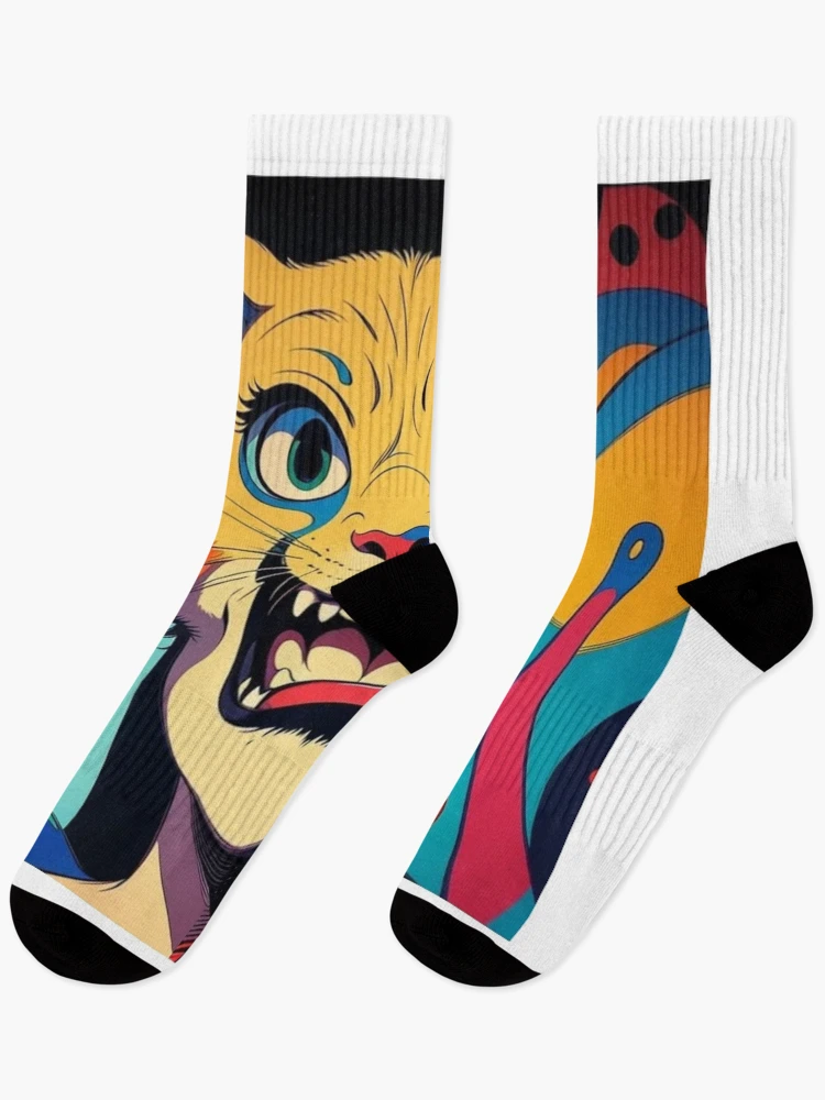 Thumbnail 1 of 5, Socks, Justpainting 15 designed and sold by ZeusGallery.
