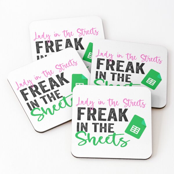 Item preview, Lady in the Streets Freak in the Sheets, gift for accountants, tax, audit, finances designed and sold by aponwao.