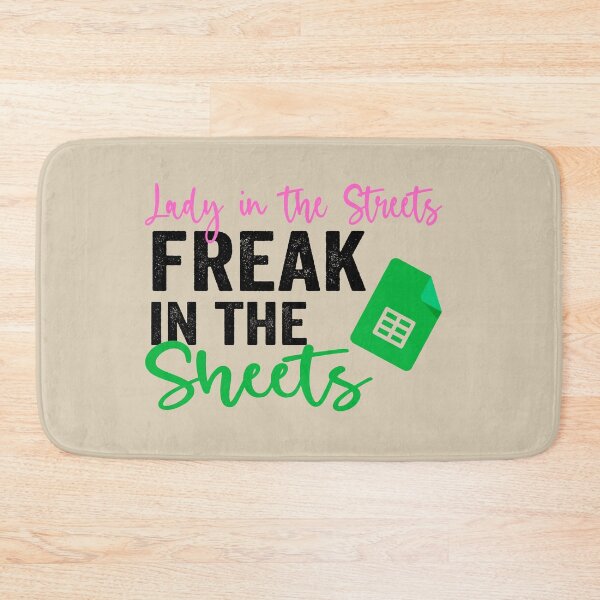 Item preview, Lady in the Streets Freak in the Sheets, gift for accountants, tax, audit, finances designed and sold by aponwao.