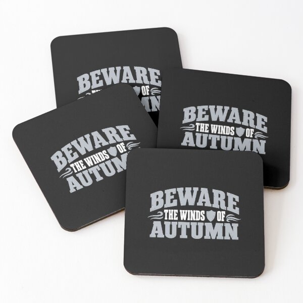 Item preview, Beware the Winds of Autumn Raiders Football Slogan designed and sold by Cuiroblinda.