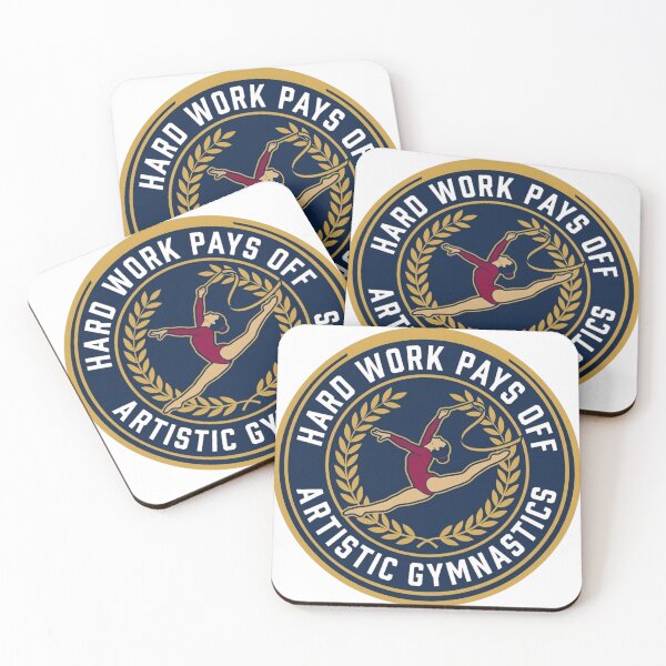 Item preview, Hard Work Pays Off T-Shirt Artistic Gymnastics designed and sold by FlipGymnastics.