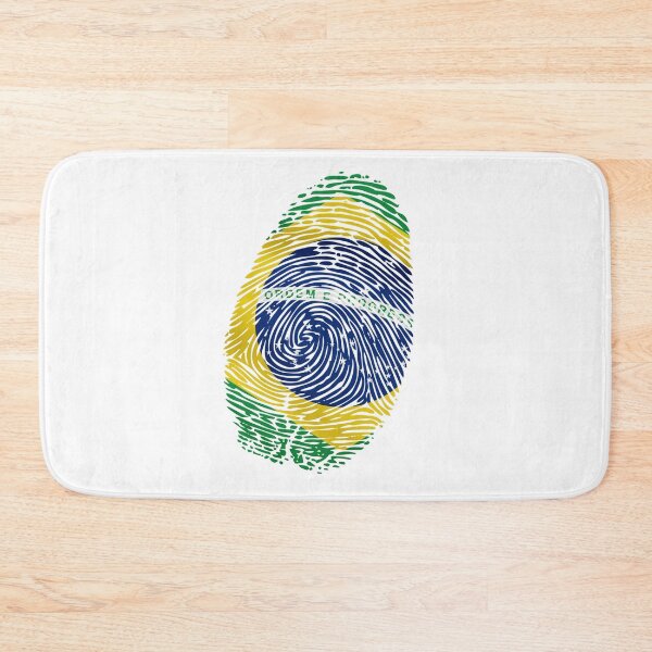 Item preview, Brazilian Flag Fingerprint – Brazil National Pride Design designed and sold by Crickb6783.