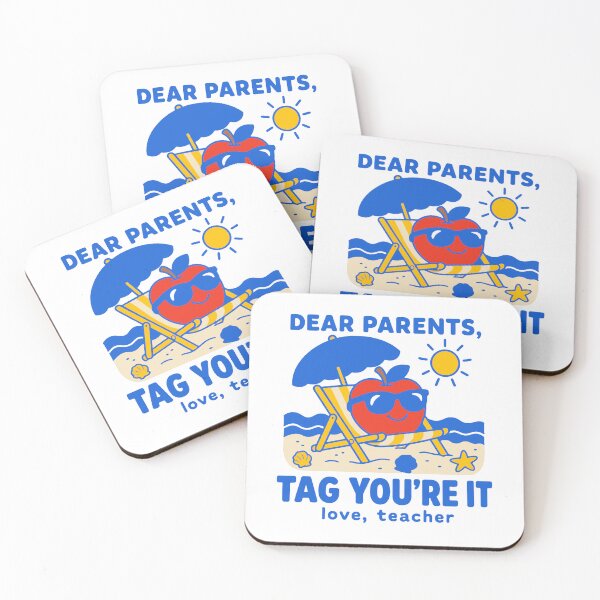 Item preview, Dear parents tag you're it love teacher - funny summer break apple designed and sold by GagShots.