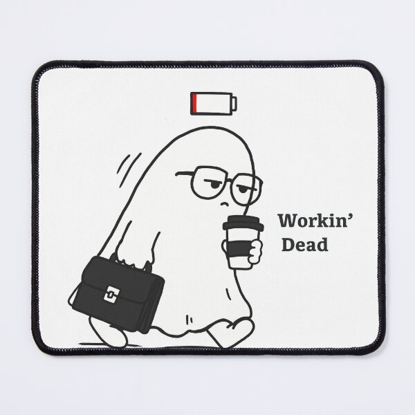 Item preview, Workin’ Dead – Burnout Ghost designed and sold by Almost Bored Studio.