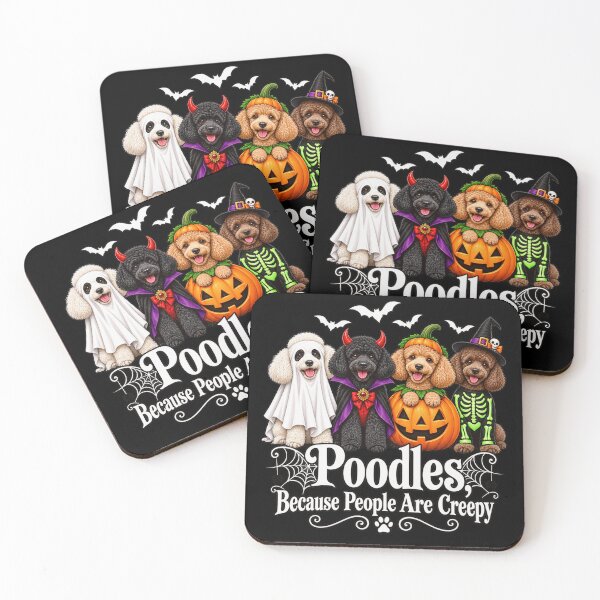 Item preview, Halloween Poodles Because People Are Creepy designed and sold by anapldv.