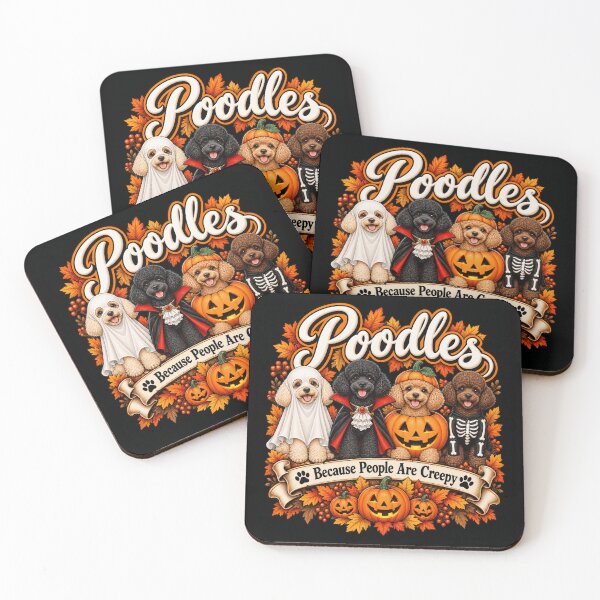 Item preview, Halloween Poodle Lovers designed and sold by anapldv.