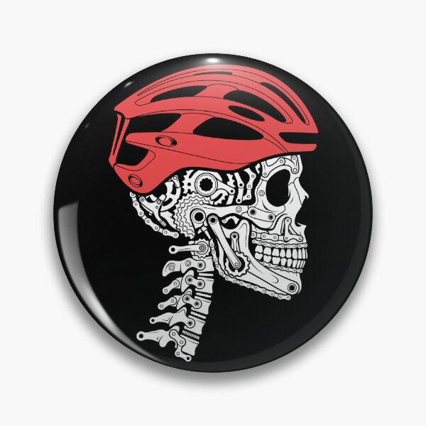 Item preview, Bicycle Skull Sports Bicycling Cycling Cyclist Halloween designed and sold by GrandeDuc.