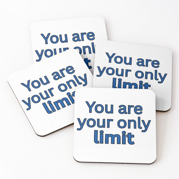 Item preview, You are your only limit-motivational quote designed and sold by Omer's store.