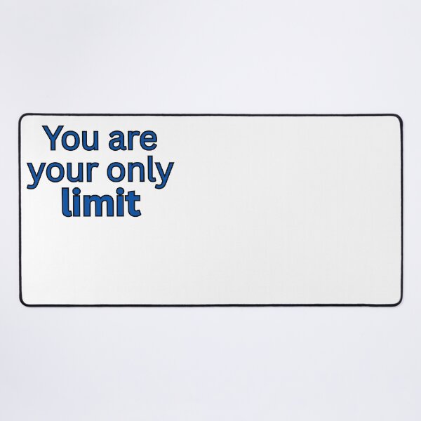 Item preview, You are your only limit-motivational quote designed and sold by Omer's store.