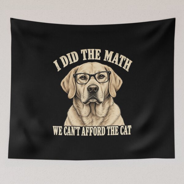 Item preview, Funny Dog Math Cat Joke designed and sold by anapldv.