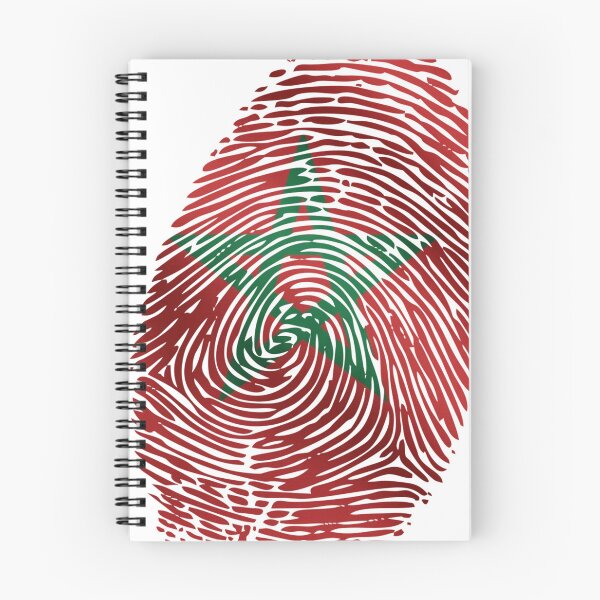 Item preview, Moroccan Flag Fingerprint – Morocco National Pride Design designed and sold by Crickb6783.