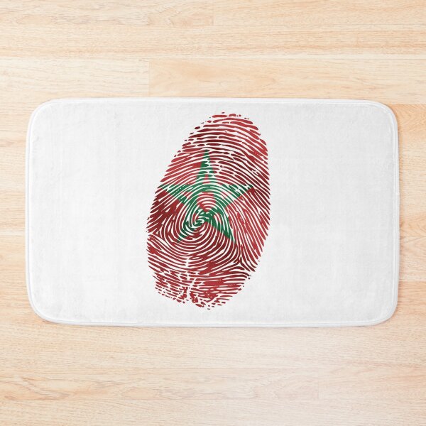 Item preview, Moroccan Flag Fingerprint – Morocco National Pride Design designed and sold by Crickb6783.