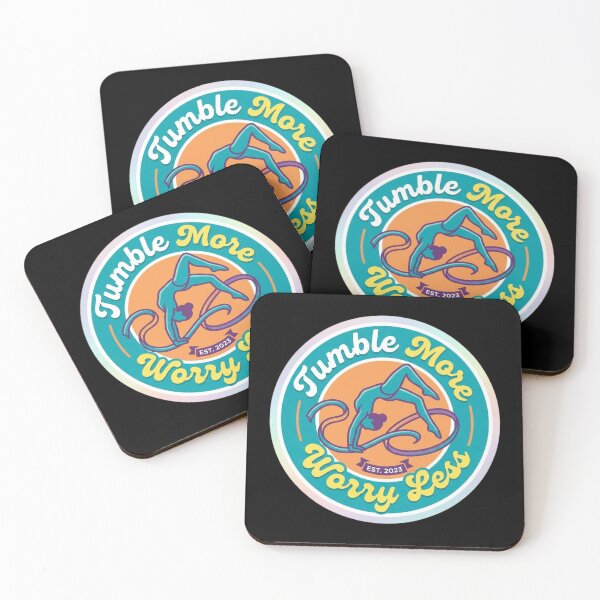 Item preview, Tumble More Worry Less Artistic Gymnastics designed and sold by FlipGymnastics.
