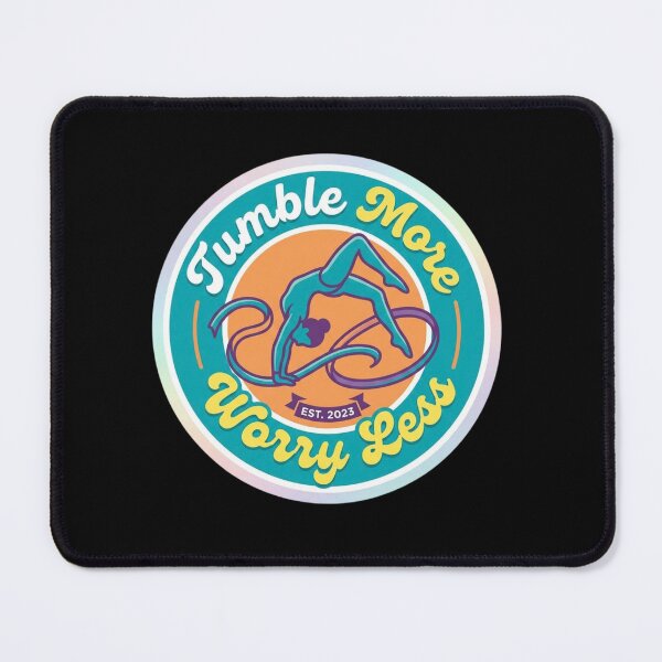 Item preview, Tumble More Worry Less Artistic Gymnastics designed and sold by FlipGymnastics.