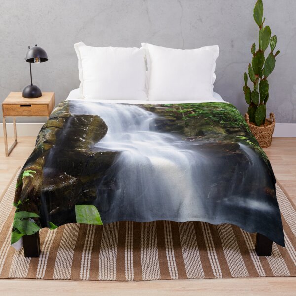 Item preview, Tropical Garden Cascade Waterfall Nature Photography designed and sold by Luxxe87.
