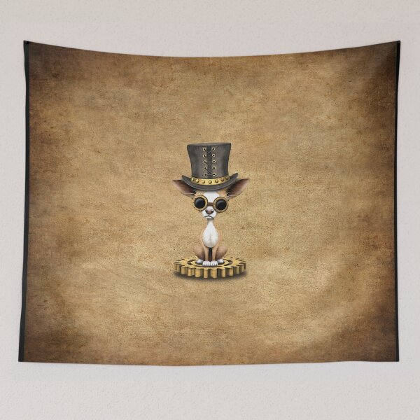 Item preview, Cute Steampunk Chihuahua Puppy Dog designed and sold by JeffBartels.