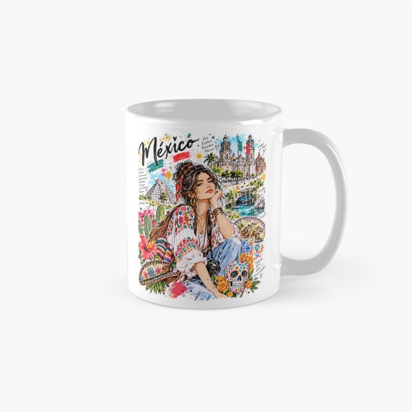 Item preview, Mexico Travel and Culture Illustration designed and sold by EdwinkOne.