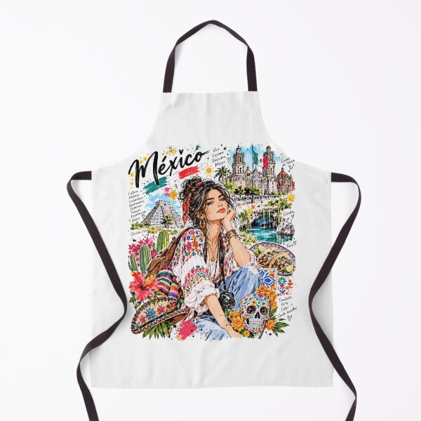 Item preview, Mexico Travel and Culture Illustration designed and sold by EdwinkOne.