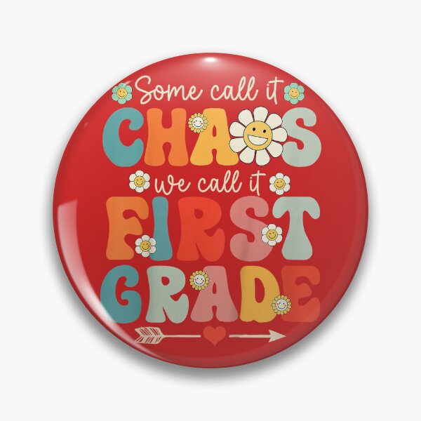 Item preview, First Grade Chaos Shirt Funny Groovy 1st Grade Teacher designed and sold by melodycook.