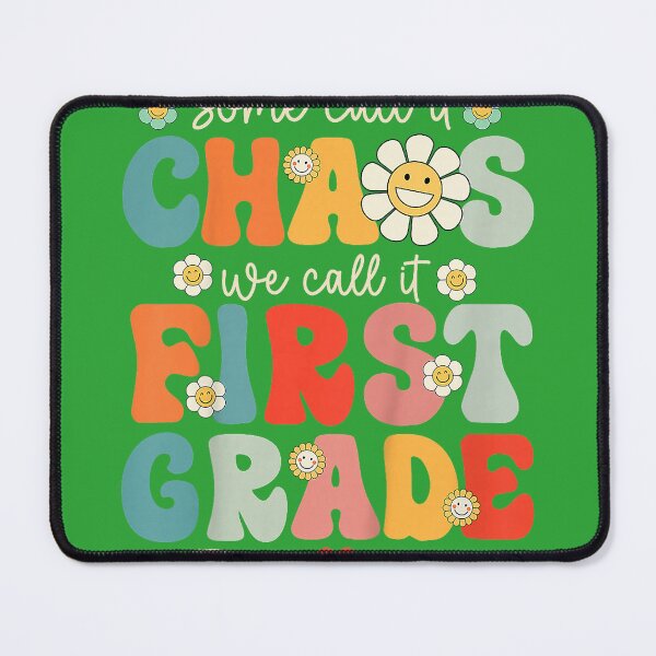 Item preview, First Grade Chaos Shirt Funny Groovy 1st Grade Teacher designed and sold by melodycook.