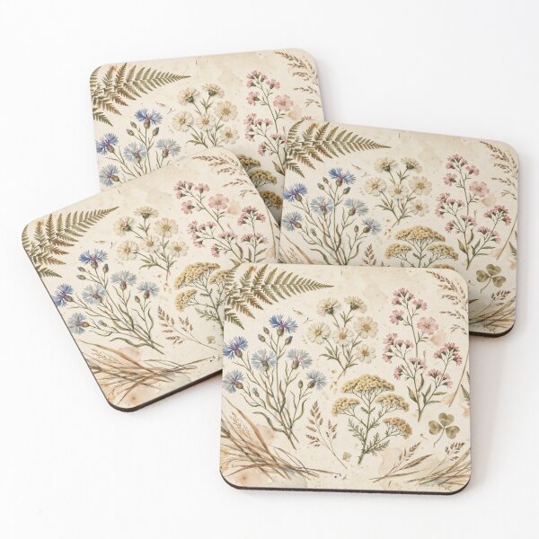 Item preview, Vintage Herbarium – Pressed Wildflower Botanical Design designed and sold by BloomandGrace.