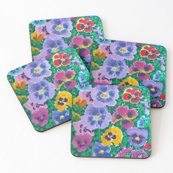Item preview, Pansies in the garden designed and sold by aanchal17s.
