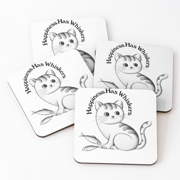 Item preview, Happiness Has Whiskers Sweet Kittens designed and sold by ArtStar9.