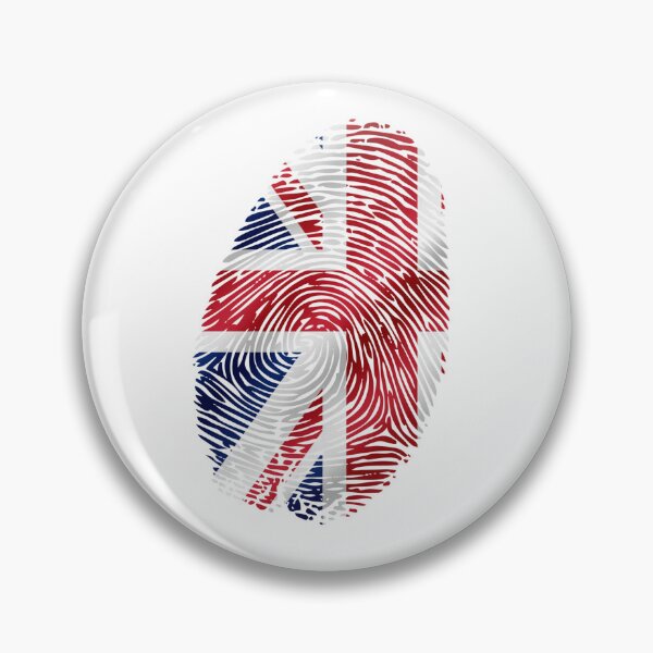 Item preview, British Flag Fingerprint – United Kingdom Union Jack Design designed and sold by Crickb6783.