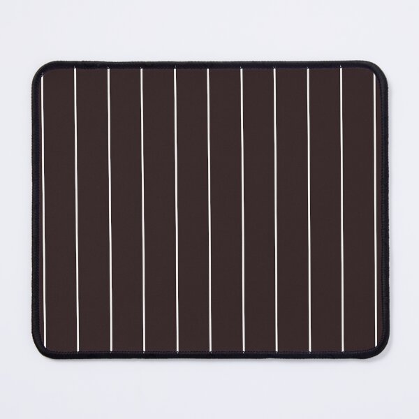Item preview, Pinstripe pattern in chocolate brown and white designed and sold by RishabhArts1.