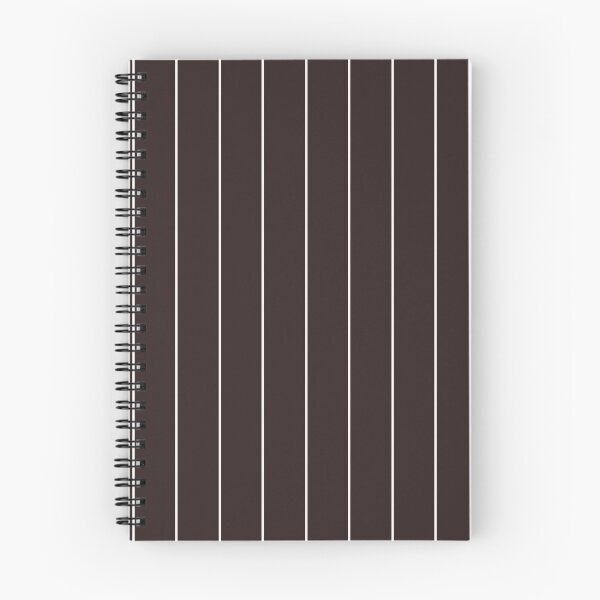 Item preview, Pinstripe pattern in chocolate brown and white designed and sold by RishabhArts1.
