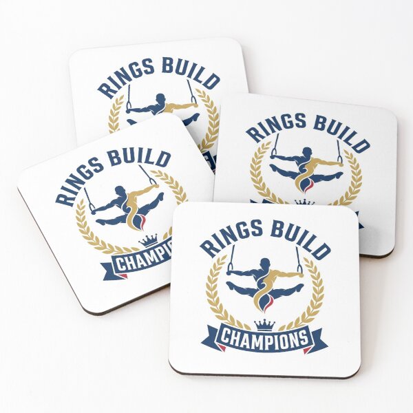 Item preview, Rings Build Champions Artistic Gymnastics designed and sold by FlipGymnastics.