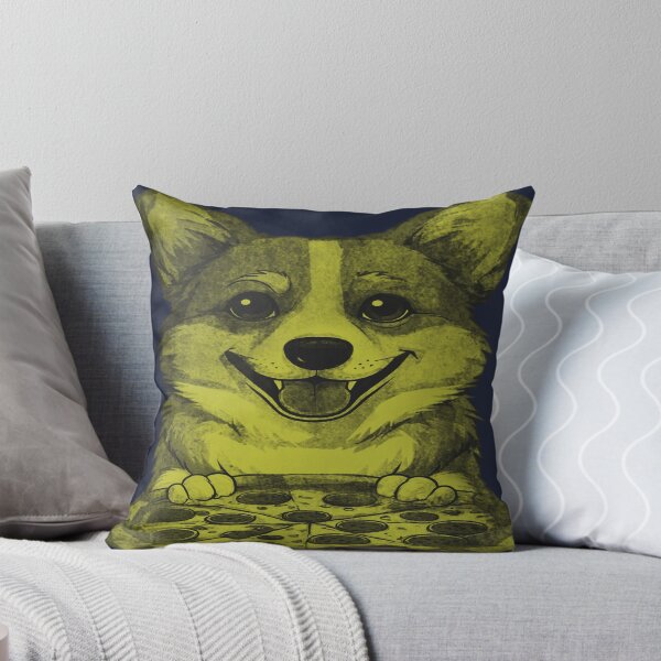 Item preview, Corgi with Pizza designed and sold by kinpirks.