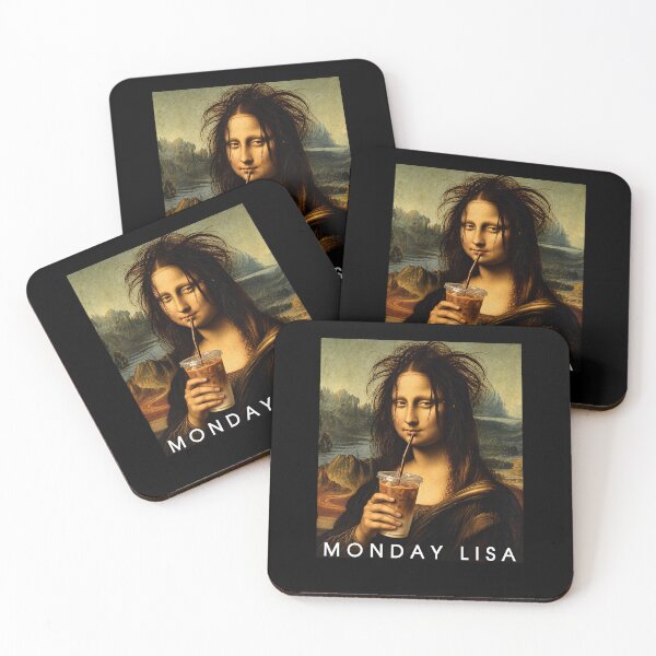 Item preview, Monday Lisa Funny Mona Lisa Meme designed and sold by charoen-design.