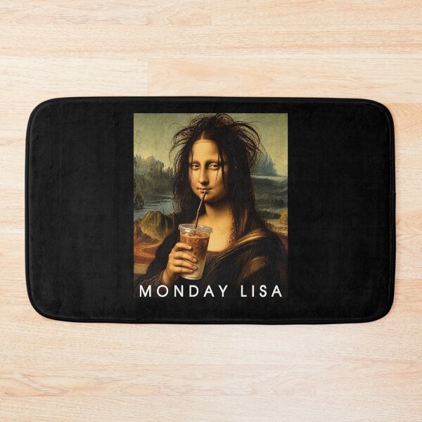 Item preview, Monday Lisa Funny Mona Lisa Meme designed and sold by charoen-design.
