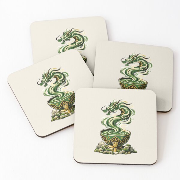 Artikelvorschau, Dragon Matcha | Japanese Green Tea Dragon Art entworfen und verkauft von MrDev.