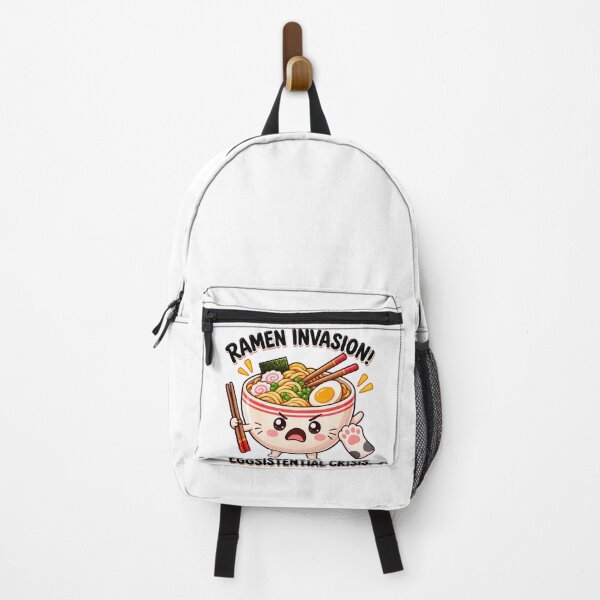 Item preview, Ramen Invasion Eggsistential crisis funny food quote designed and sold by Afnan Store.